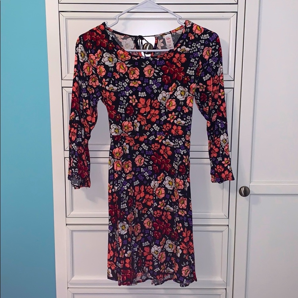 Justice Fall Flower Dress